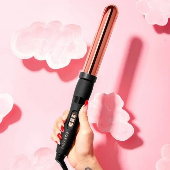NEW Foxybae Curling Wand 25MM Rose Gold Hair Styling Tool - Picture 5 of 5